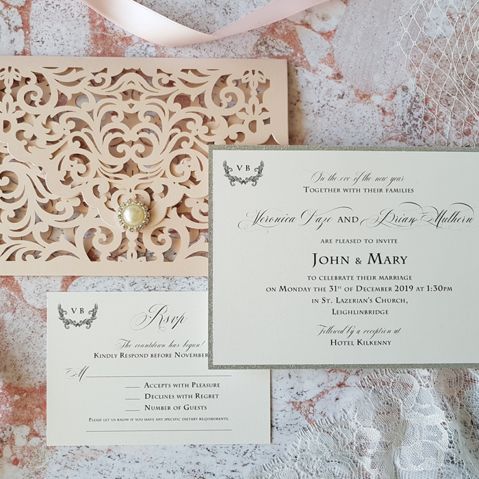 Customisable Laser Cut Wedding Invitations